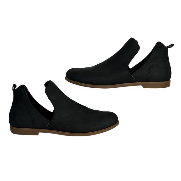 Kodiak Low Rider Boots Women's SZ 9.5 V Cut Ankle Bootie Black Slip On Leather - Picture 5 of 11